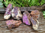 Natural Metallic Cobbed Purpurite Specimens x 6 From Erongo, Namibia - Toprock Gemstones and Minerals 