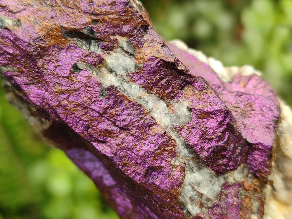 Natural Metallic Cobbed Purpurite Specimens x 6 From Erongo, Namibia - Toprock Gemstones and Minerals 