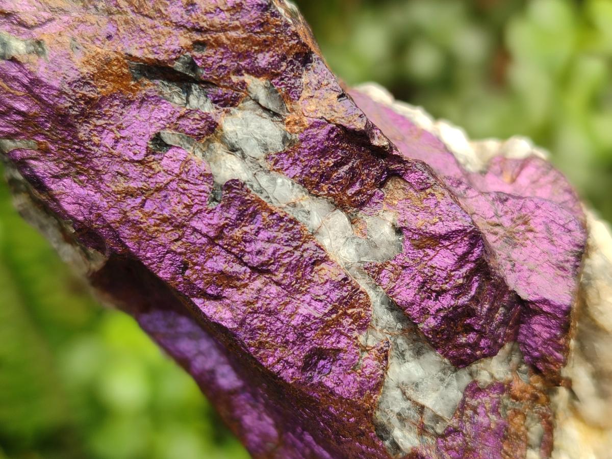 Natural Metallic Cobbed Purpurite Specimens x 6 From Erongo, Namibia - Toprock Gemstones and Minerals 
