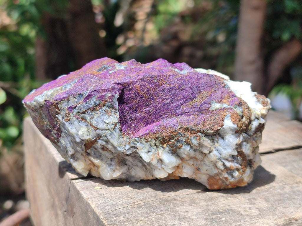 Natural Metallic Cobbed Purpurite Specimens x 6 From Erongo, Namibia - Toprock Gemstones and Minerals 