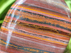 Polished Banded Tiger Iron Standing Display Pieces x 2 From South Africa - Toprock Gemstones and Minerals 