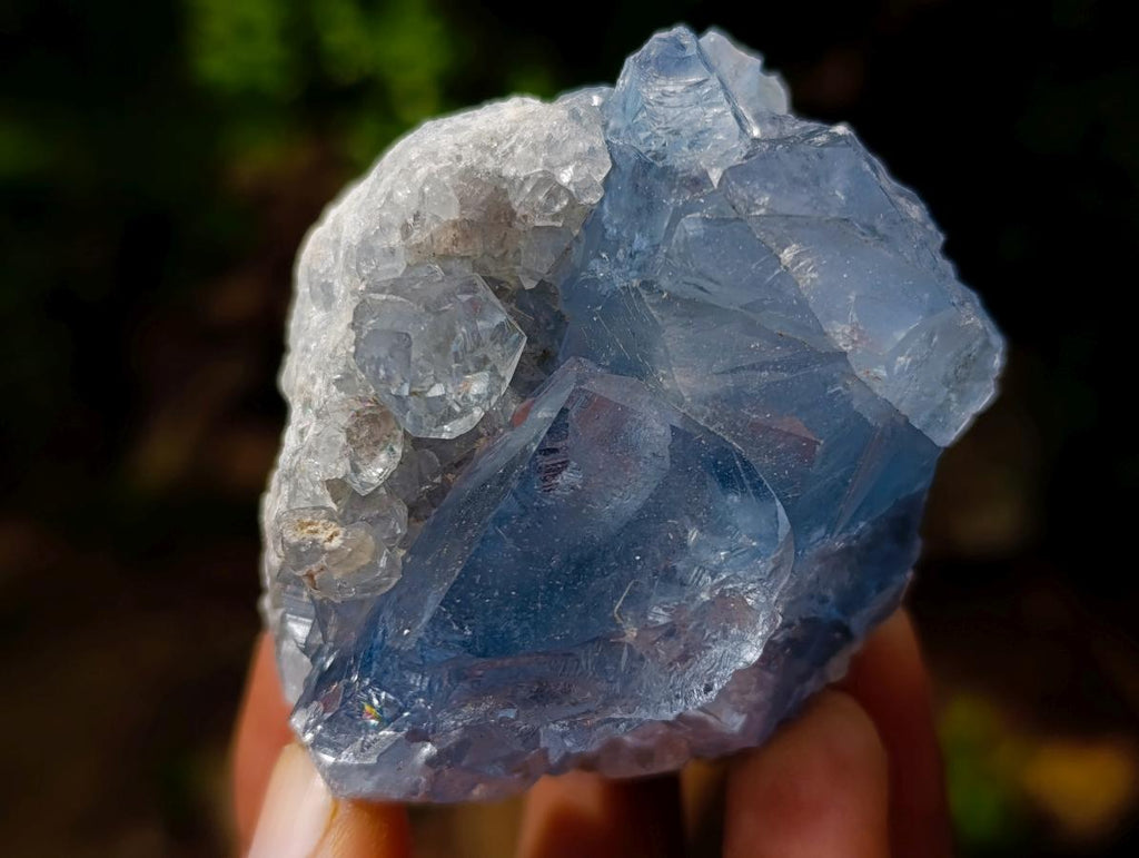 Natural Blue Celestite Specimens x 12 From Sakoany, Madagascar - Toprock Gemstones and Minerals 