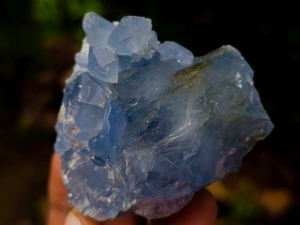 Natural Blue Celestite Specimens x 12 From Sakoany, Madagascar - Toprock Gemstones and Minerals 