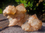 Natural Cascading White Phantom Smokey Luena Quartz Clusters x 12 From Luena, Congo - Toprock Gemstones and Minerals 