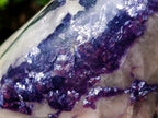 Polished Large Silver Leaf Lepidolite Standing Display Piece x 1 From Zimbabwe - Toprock Gemstones and Minerals 