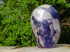 Polished Large Silver Leaf Lepidolite Standing Display Piece x 1 From Zimbabwe - Toprock Gemstones and Minerals 