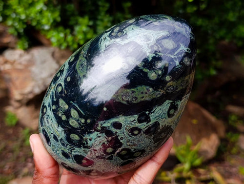 Polished Stromatolite Standing Display Pieces x 3 From Katsepy, Madagascar - Toprock Gemstones and Minerals 