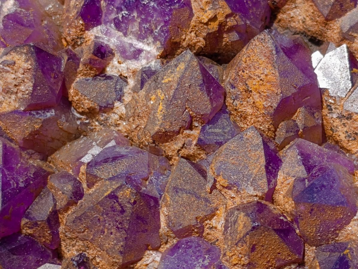 Natural Dark Amethyst Clusters x 5 From Mapatizya, Zambia - Toprock Gemstones and Minerals 