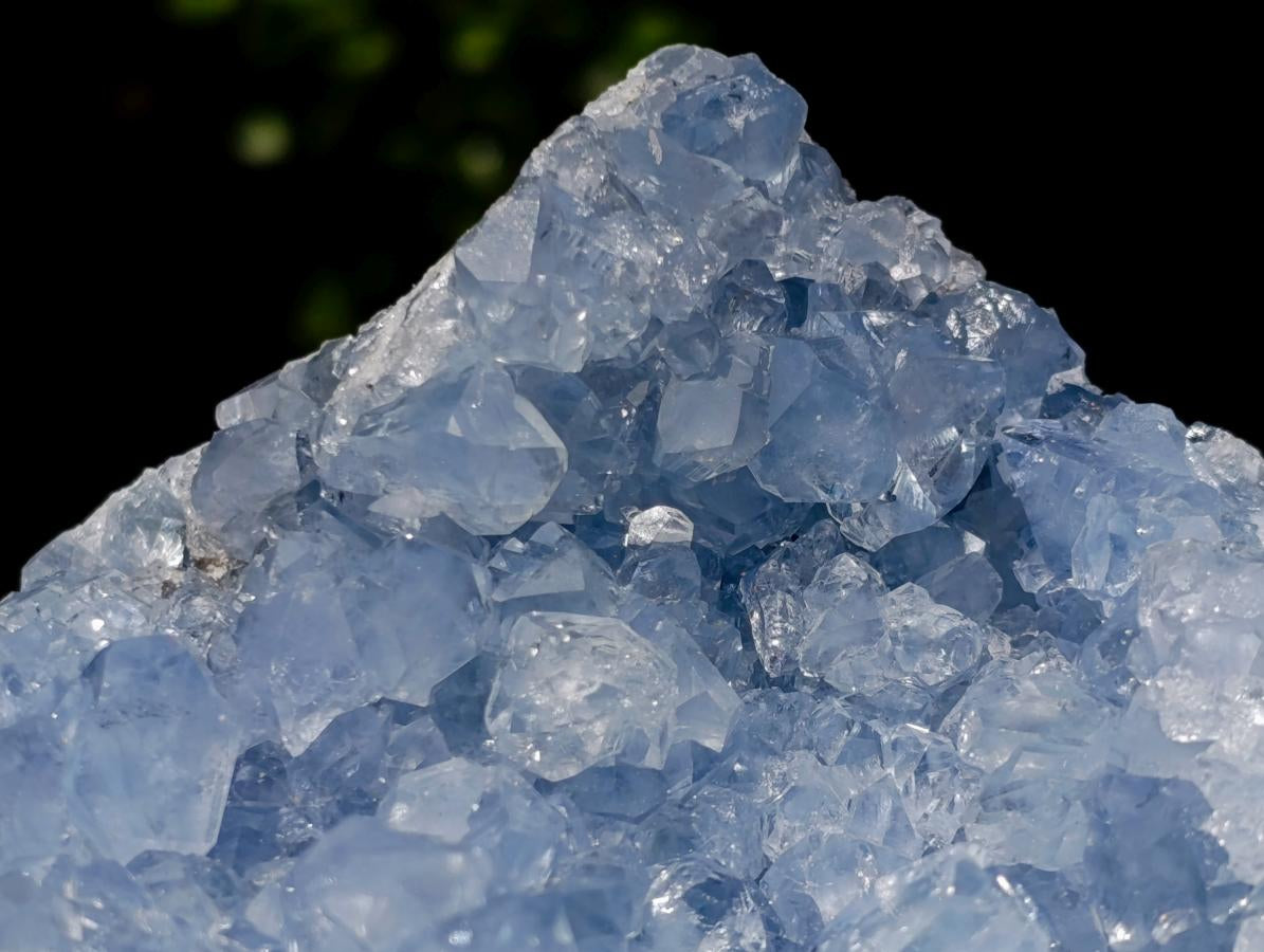Natural Blue Celestite Specimens x 2 From Sakoany, Madagascar - Toprock Gemstones and Minerals 