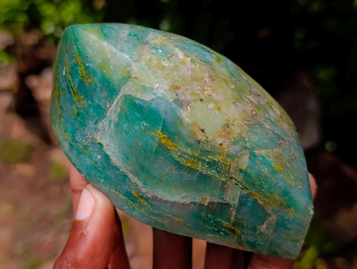 Polished Aventurine Free Forms x 5 From Zimbabwe - Toprock Gemstones and Minerals 