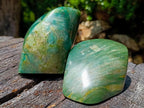 Polished Aventurine Free Forms x 5 From Zimbabwe - Toprock Gemstones and Minerals 