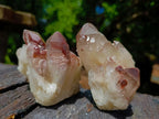 Natural Red Hematoid Quartz Crystal Clusters x 6 From Karoi, Zimbabwe - Toprock Gemstones and Minerals 