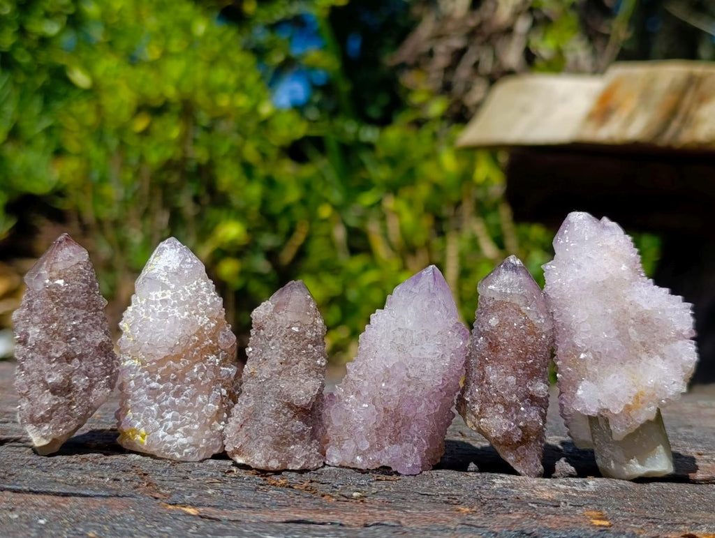 Natural Spirit Amethyst Crystals and Clusters x 19 From Boekenhouthoek, South Africa - Toprock Gemstones and Minerals 