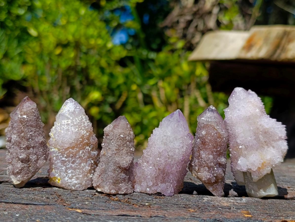 Natural Spirit Amethyst Crystals and Clusters x 19 From Boekenhouthoek, South Africa - Toprock Gemstones and Minerals 