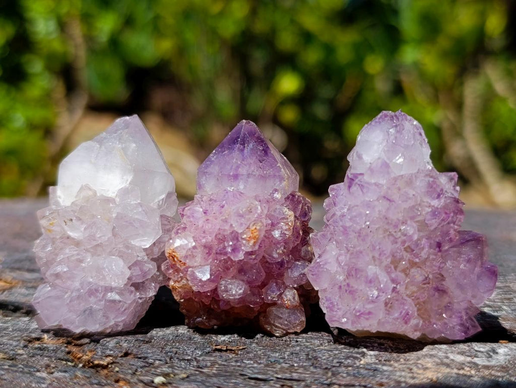 Natural Spirit Amethyst Crystals and Clusters x 19 From Boekenhouthoek, South Africa - Toprock Gemstones and Minerals 