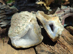 Natural Blue Lace Agate Geodes and Vug Specimens x 12 From Nsanje, Malawi - Toprock Gemstones and Minerals 