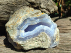 Natural Blue Lace Agate Geodes and Vug Specimens x 12 From Nsanje, Malawi - Toprock Gemstones and Minerals 