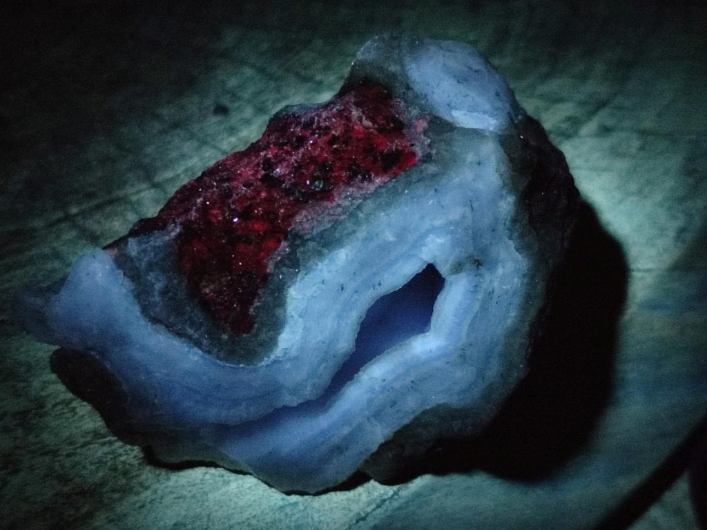 Natural Blue Lace Agate Geodes and Vug Specimens x 12 From Nsanje, Malawi - Toprock Gemstones and Minerals 