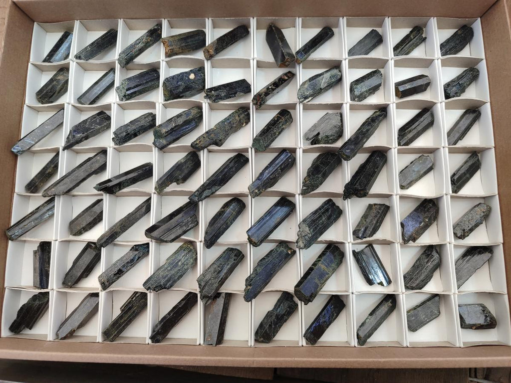 Natural Aegirine Single Crystals x 70 From Zomba, Malawi - Toprock Gemstones and Minerals 
