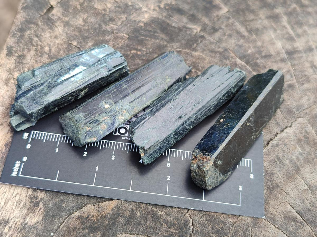 Natural Aegirine Single Crystals x 70 From Zomba, Malawi - Toprock Gemstones and Minerals 