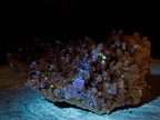 Natural Cubic Fluorite Specimens with Sprays of Acicular Quartz x 5 From Khorixas, Namibia