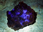 Natural Cubic Fluorite Specimens with Sprays of Acicular Quartz x 5 From Khorixas, Namibia