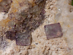 Natural Cubic Fluorite Specimens with Sprays of Acicular Quartz x 5 From Khorixas, Namibia