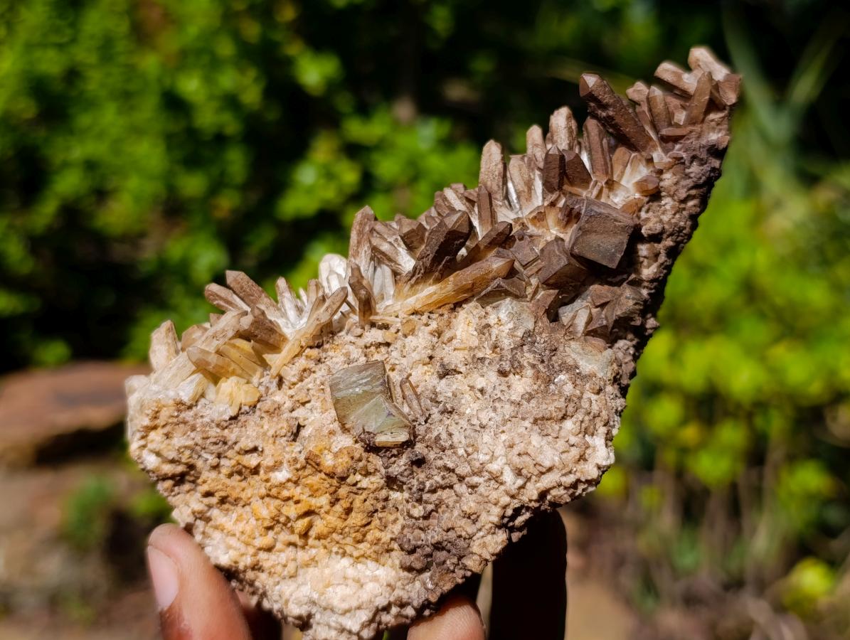 Natural Cubic Fluorite Specimens with Sprays of Acicular Quartz x 5 From Khorixas, Namibia