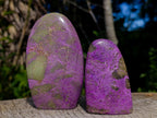 Polished Stichtite Standing Display Pieces x 12 From Barberton, South Africa