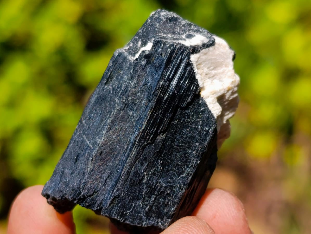 Natural Aegirine Bag of 1,28 Kg Lot  Single Crystals From Zomba, Malawi