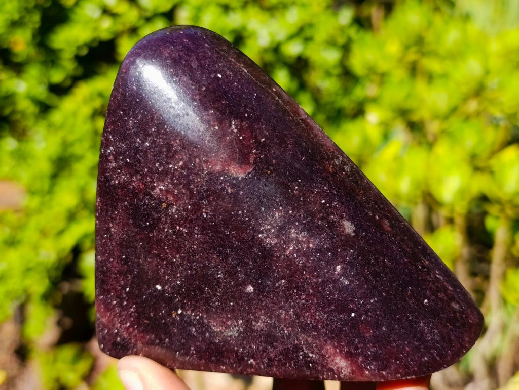 Polished Lepidolite Free Forms x 4 From Zimbabwe - Toprock Gemstones and Minerals 