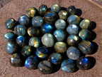 Polished Rounded Labradorite Free Forms x 35 From Madagascar - Toprock Gemstones and Minerals 