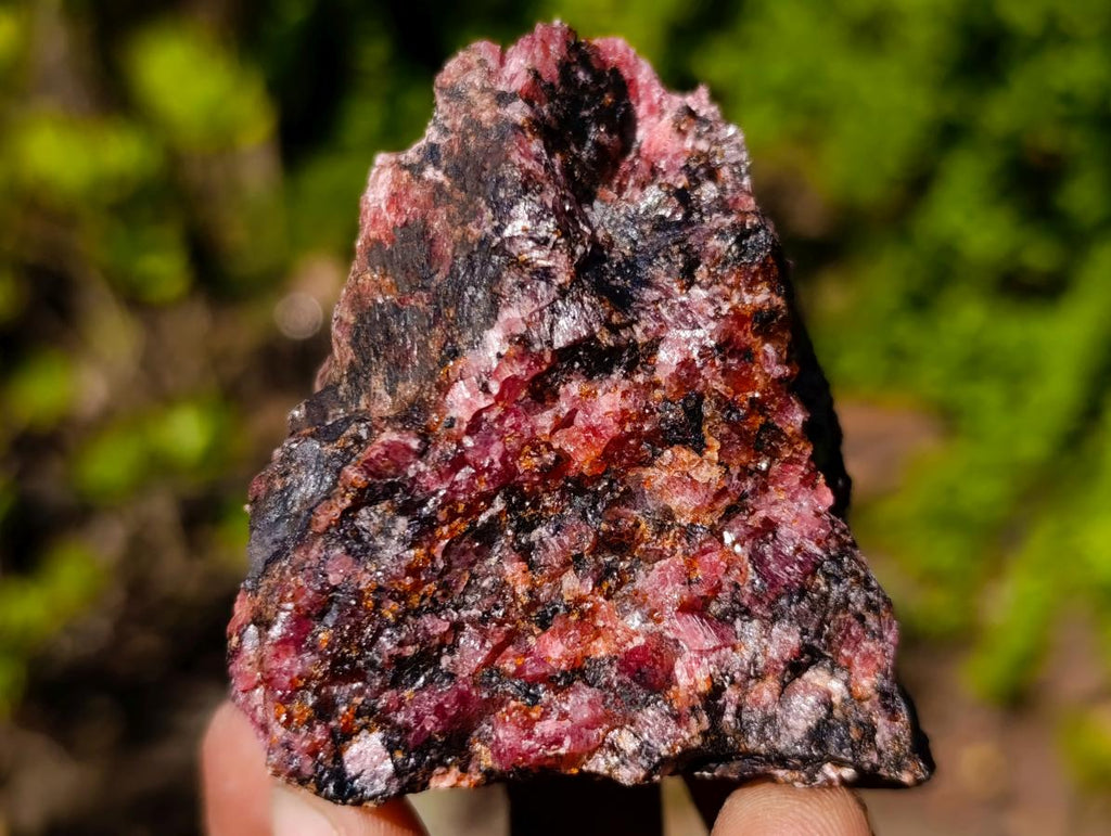 Natural Cobbed Rhodonite Specimens x 27 From Rhusinga, Zimbabwe - Toprock Gemstones and Minerals 
