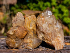 Natural Cascading White Phantom Smokey Luena and Smokey Citrine Quartz Crystals and Clusters x 35 From Luena, Congo - Toprock Gemstones and Minerals 