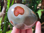Polished One Side Polychrome Jasper Nodules x 4 From Androka, Madagascar