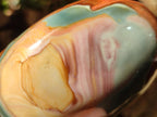 Polished One Side Polychrome Jasper Nodules x 4 From Androka, Madagascar