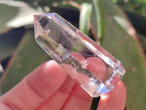 Polished Mix of Smokey Window Quartz Crystals x 12 From Madagascar