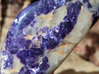 Polished Silver Leaf Lepidolite Standing Display Pieces x 3 From Zimbabwe