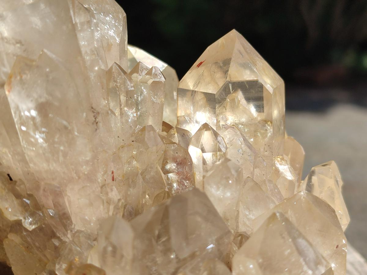 Natural Large Cascading Clear Luena Quartz Cluster x 1 From Luena, Congo
