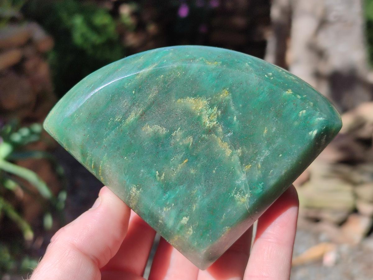 Polished Aventurine Free Forms x 4 From Zimbabwe