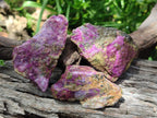 Natural Cobbed Stichtite Specimens x 24 From Barberton, South Africa