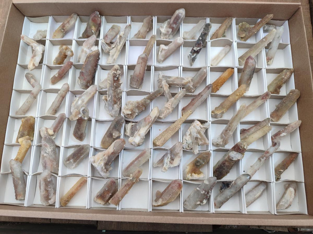 Natural Drusy Fairy Spirit Quartz Crystals x 70 From Boekenhouthoek, South Africa - Toprock Gemstones and Minerals 