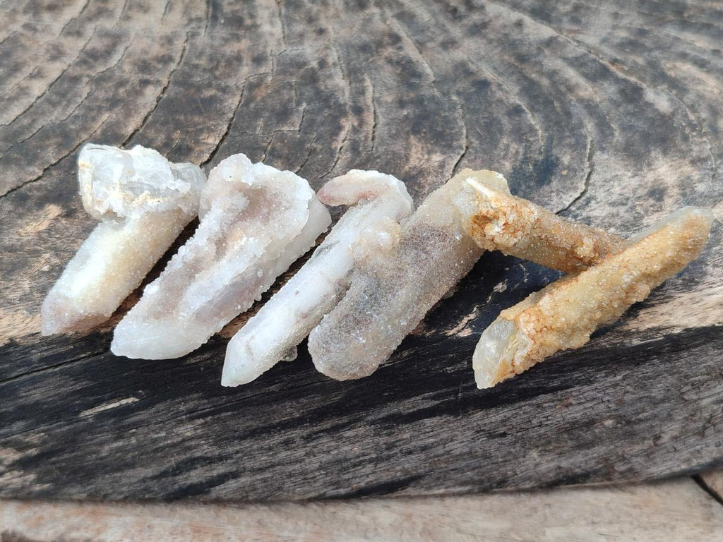 Natural Drusy Fairy Spirit Quartz Crystals x 70 From Boekenhouthoek, South Africa - Toprock Gemstones and Minerals 