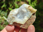 Natural Blue Lace Agate Geode and Vug Specimens x 35 From Nsanje, Malawi