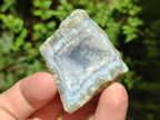 Natural Blue Lace Agate Geode and Vug Specimens x 35 From Nsanje, Malawi