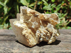 Natural Stacked Rhombohedral Etched Calcite Specimens  with Phosphorus Aragonite x 4 From Albert's Mountain, Lesotho