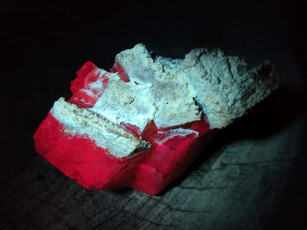 Natural Stacked Rhombohedral Etched Calcite Specimens  with Phosphorus Aragonite x 4 From Albert's Mountain, Lesotho