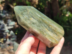 Polished Fuchsite Quartz with Pyrite Display Crystals x 4 From Andakatany, Madagascar