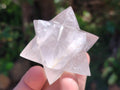 Hand Made Gemmy Rose Quartz Merkabahs x 3 From Madagascar