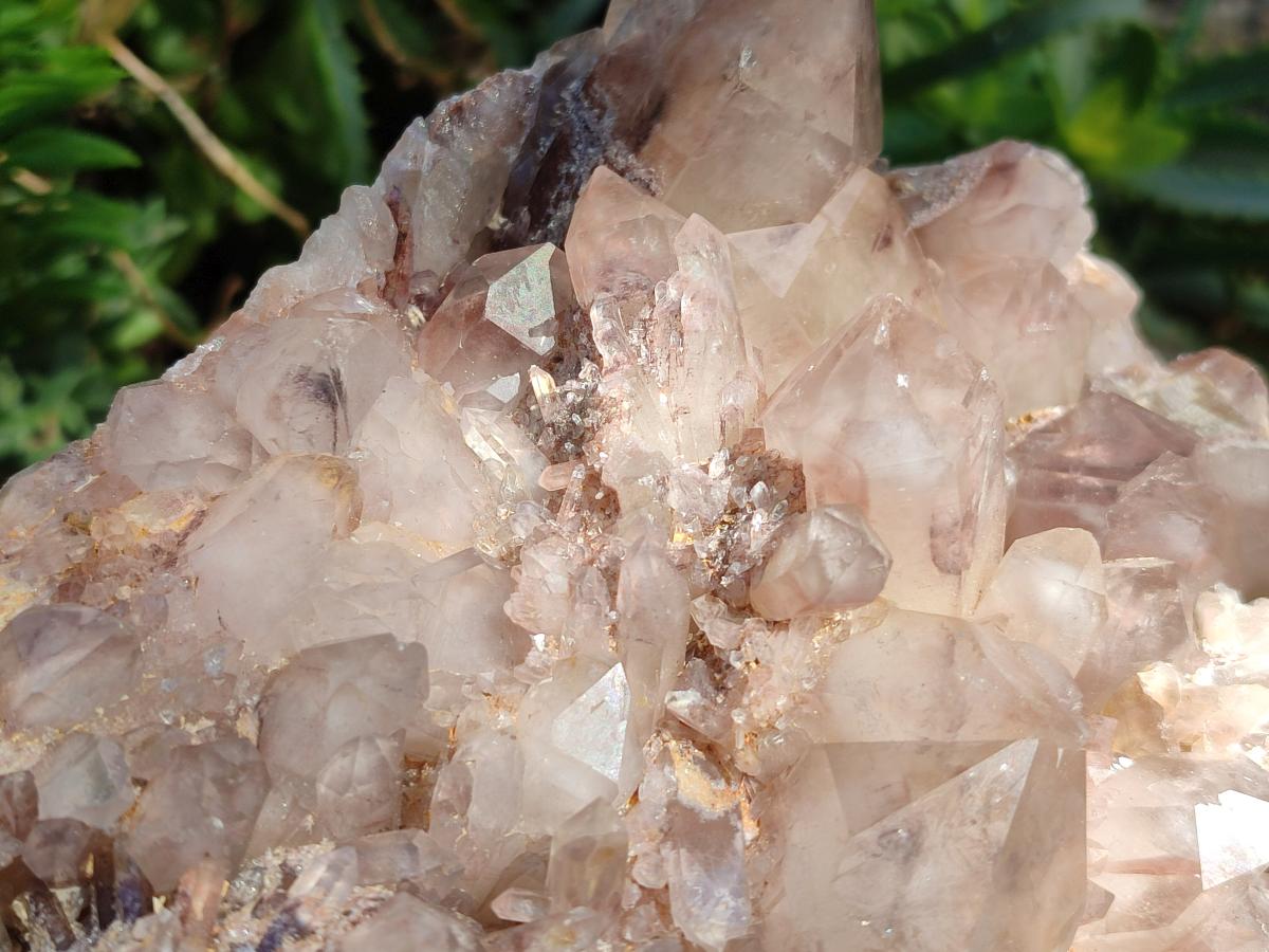 Natural Large Red Hematoid Quartz Crystal Cluster x 1 From Karoi, Zimbabwe
